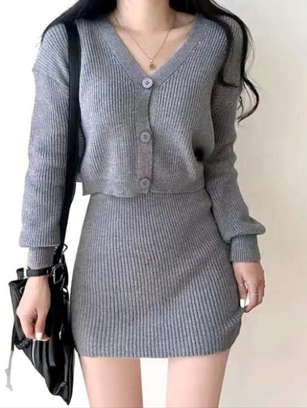 Commense, Comfy, fall/winter Knit Cardigan and Mini Skirt Set$ 42 OBO (REG $58)